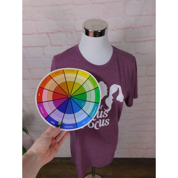 Bella + Canvas Hocus Pocus Tee Sz S Purple Witch Halloween Shirt - Picture 9 of 11